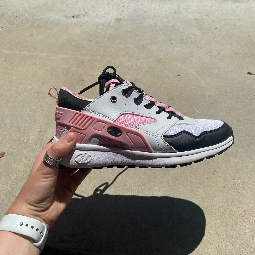 Pink and Black Women's Heelys